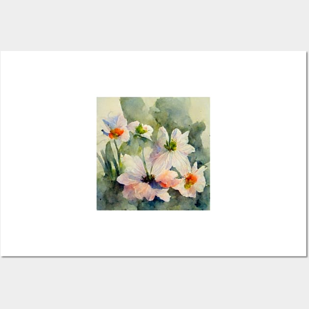 Elegant blooms of yesteryear Wall Art by hamptonstyle